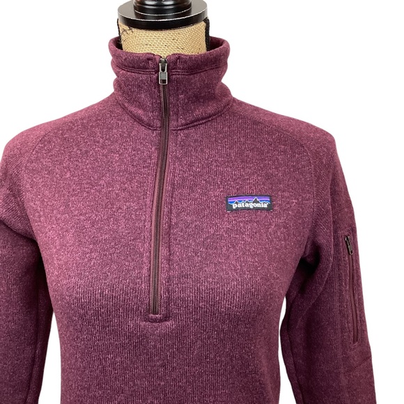Patagonia Better Sweater 1/2 Zip Burgundy - Picture 9 of 13
